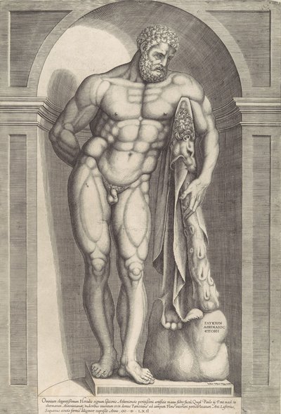 Lustro rzymskiej wspaniałości: Herkules Farnese, 1562., 1562. autorstwa Jacob Bos