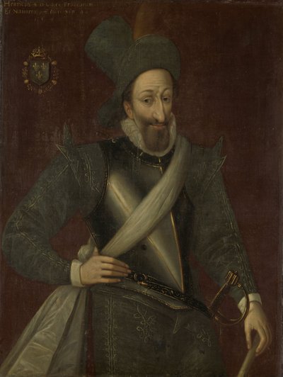 Henryk IV (1553-1610), król Francji autorstwa Jacob Bunel (manner of)