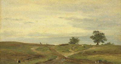 Krajobraz Górnej Bawarii autorstwa Jacob C. Eduard Averberg