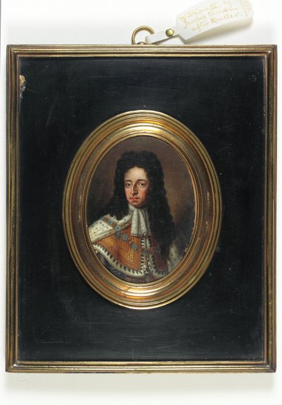 Wilhelm III (emalia) autorstwa Jacob Christian