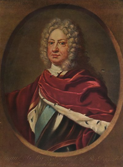 „George II, król Anglii”, 1721-1724, 1913 autorstwa Jacob Christoph Le Blon