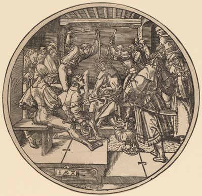 Chrystus ukoronowany cierniem autorstwa Jacob Cornelisz van Oostsanen