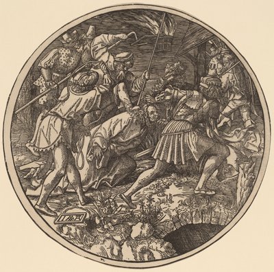 Chrystus wyprowadzony po aresztowaniu autorstwa Jacob Cornelisz van Oostsanen