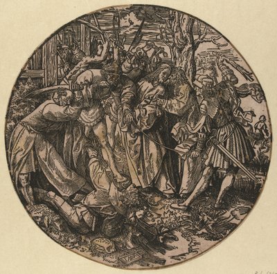 Pocałunek Judasza Okrągła Pasja (tytuł serii) autorstwa Jacob Cornelisz van Oostsanen