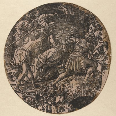 Niewola Chrystusa Okrągła Pasja (tytuł serii) autorstwa Jacob Cornelisz van Oostsanen