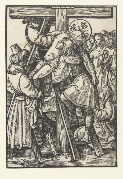 Zejście z krzyża Mała Pasja (tytuł serii) autorstwa Jacob Cornelisz van Oostsanen