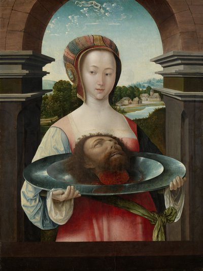 Salome z głową Jana Chrzciciela, 1524 autorstwa Jacob Cornelisz van Oostsanen