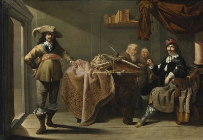 Jałmużna w kancelarii notarialnej autorstwa Jacob Duck