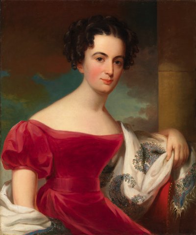 Jane Evans Tevis, 1827. autorstwa Jacob Eichholtz