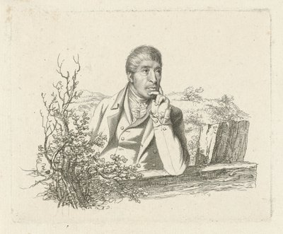 Portret Pietera Pieterszna. fryzjerzy autorstwa Jacob Ernst Marcus
