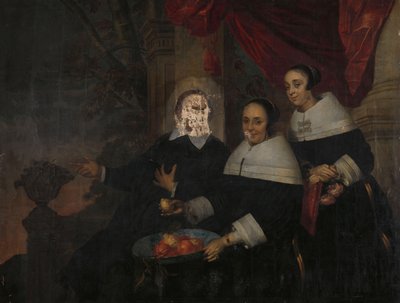 Portret rodziny, ok. 1650-1659 (olej na płótnie) autorstwa Jacob Fransz van der Merck