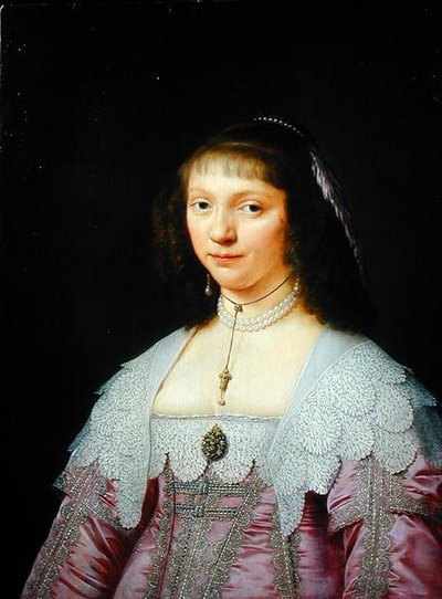 Portret młodej kobiety (olej na panelu) autorstwa Jacob Fransz van der Merck