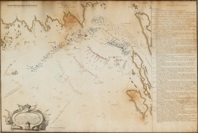 Bitwa pod Zatoką Viborg, 1790 Mapa, 1790 autorstwa Jacob Gillberg