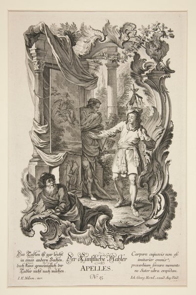 Pomysłowy Mahler, Apelles autorstwa Jacob Gottlieb Thelot