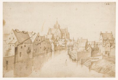 Kościół Najświętszej Marii Panny nad Dijle w Mechelen autorstwa Jacob Grimmer (possibly)