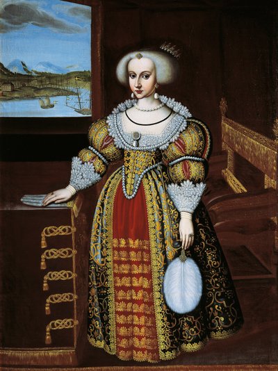 Portret Christiny ze Szwecji (Sztokholm autorstwa Jacob Heinrich Elbfas