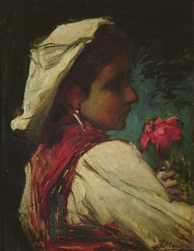 Włoszka, ok.1866 autorstwa Jacob Henricus or Hendricus Maris