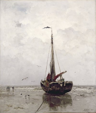 Łódź rybacka autorstwa Jacob Henricus or Hendricus Maris