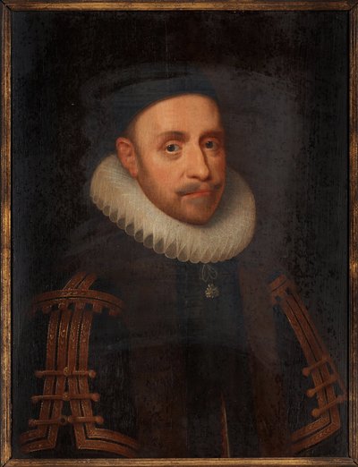 Gustave II Adolf of Sweden (1594-1632) - Obraz Jacob Hoefnagel (1575-ok. 1630), olej na desce (65x48 cm) autorstwa Jacob Hoefnagel