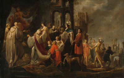 Bałwochwalstwo króla Salomona autorstwa Jacob Hogers