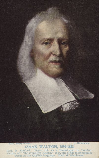 Izaak Walton (1593-1683), pisarz angielski autorstwa Jacob Huysmans