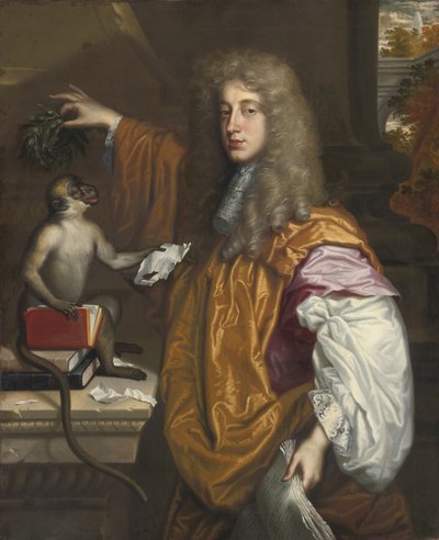 Portret Johna Wilmota, 2. hrabiego Rochester 1647-1680 autorstwa Jacob Huysmans