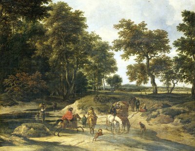 bród autorstwa Jacob van Ruisdael