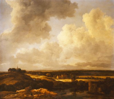 Rozległy krajobraz latem, 1665-70 autorstwa Jacob van Ruisdael