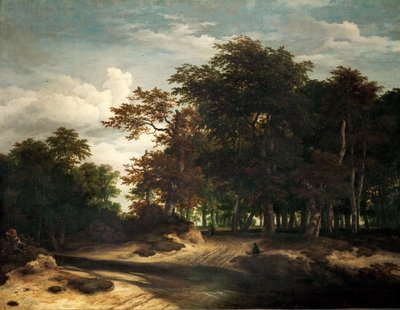 The big foreSt (olej na płótnie) autorstwa Jacob Isaaksz. or Isaacksz. van Ruisdael