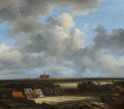 Widok Haarlemu z bielnikami, ok. 1670-75 r. autorstwa Jacob van Ruisdael