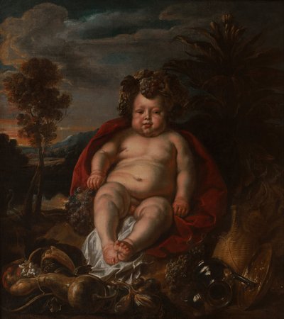 Bachus jako dziecko autorstwa Jacob Jordaens