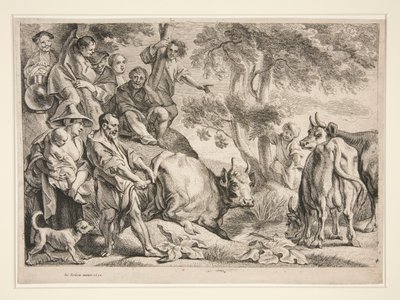 Cacus okrada bydło Herkulesa autorstwa Jacob Jordaens