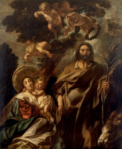Spokój podczas ucieczki do Egiptu autorstwa Jacob Jordaens
