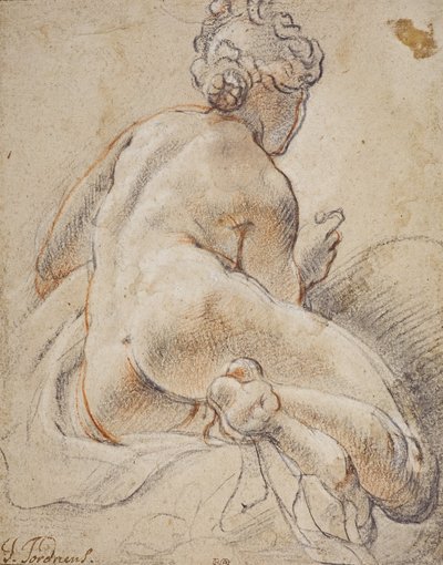 Akt kobiecy widziany od tyłu autorstwa Jacob Jordaens