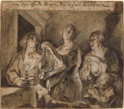"To dobre świece, które oświetlają drogę" autorstwa Jacob Jordaens