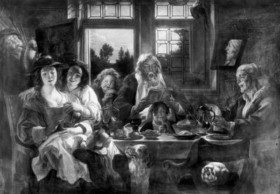 Wesołe towarzystwo autorstwa Jacob Jordaens