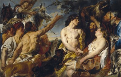 Meleager i Atalanta autorstwa Jacob Jordaens
