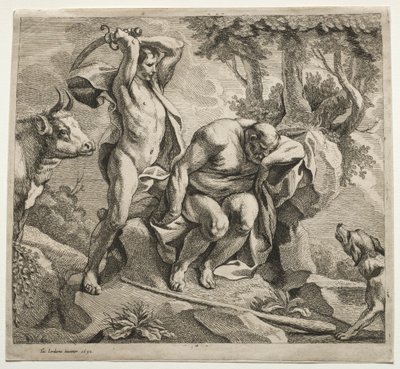 Argus zabijający Merkurego, 1652. autorstwa Jacob Jordaens