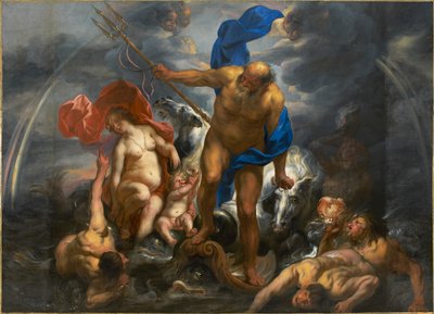 Neptun i Amfitryt, 1644. autorstwa Jacob Jordaens