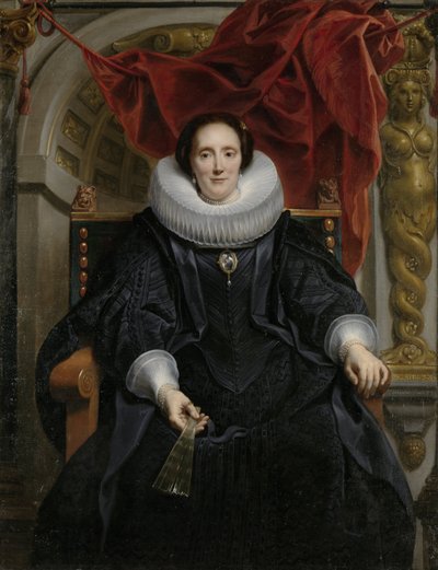Portret Cathariny Behaghel, 1635 autorstwa Jacob Jordaens