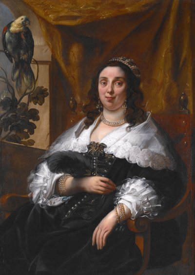 Portret damy autorstwa Jacob Jordaens