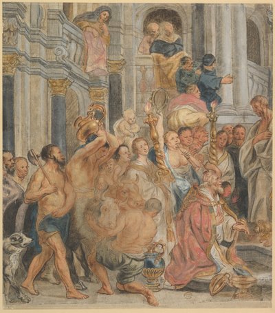 Święty Paweł w Listrze autorstwa Jacob Jordaens