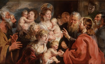 Pozwólcie dzieciom przychodzić do mnie autorstwa Jacob Jordaens