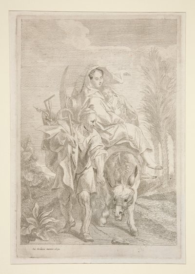 Ucieczka do Egiptu autorstwa Jacob Jordaens