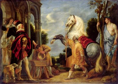 Oko mistrza sprawia, że koń jest gruby autorstwa Jacob Jordaens