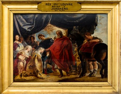 Rodzina Dariusza przed Aleksandrem autorstwa Jacob Jordaens