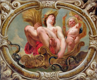 Panna, od Znaków Zodiaku (patrz także 196701 do 196710) autorstwa Jacob Jordaens