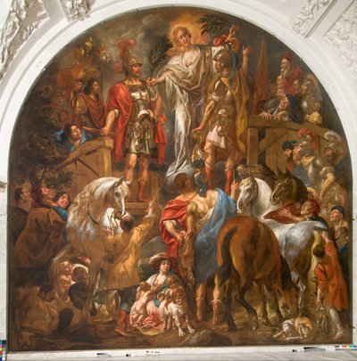 Pokój między Rzymianami a Batawami autorstwa Jacob Jordaens the elder