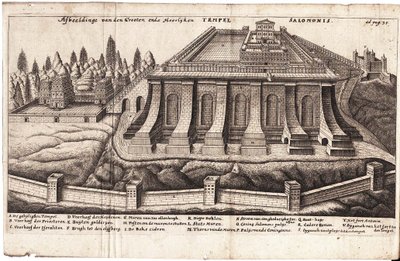 Świątynia Salomona w Jerozolimie autorstwa Jacob Judah Aryeh Leon