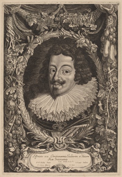 Ludwik XIII, król Francji autorstwa Jacob Louis after Sir Peter Paul Rubens
